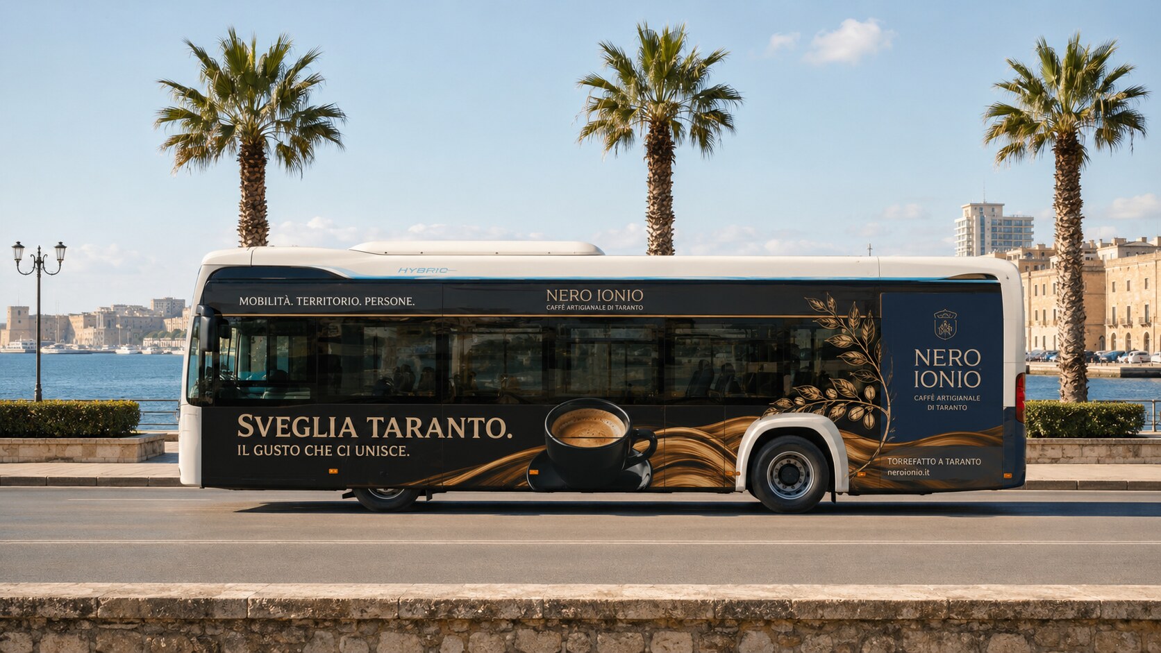 Esempio City Side su autobus